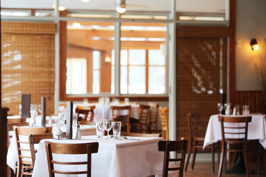 Empty restaurant